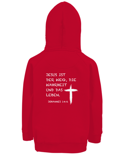 Jesus ist der Weg - Kinder Hoodie Bio