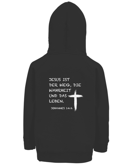 Jesus ist der Weg - Kinder Hoodie Bio