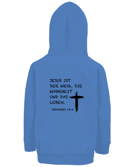 Jesus ist der Weg - Kinder Hoodie Bio