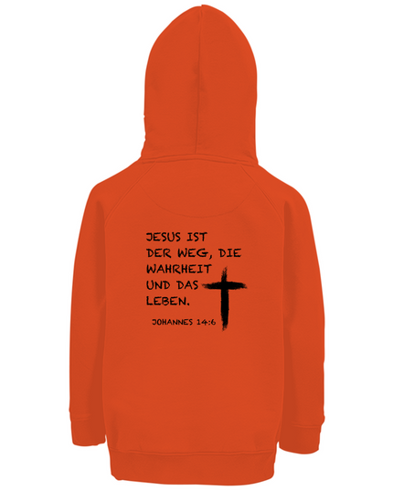 Jesus ist der Weg - Kinder Hoodie Bio