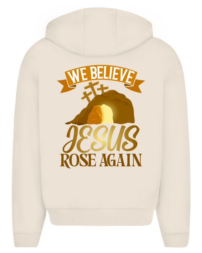 We believe - Unisex Zipper Hoodie Oversize