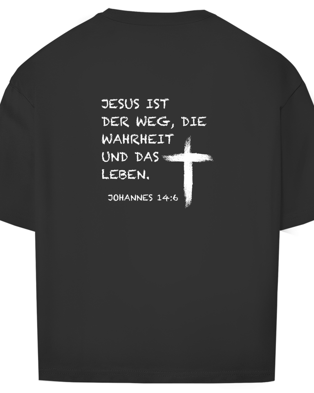 Jesus ist der Weg - Unisex Shirt Oversize
