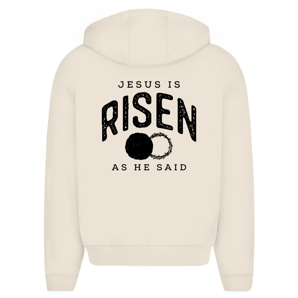 Risen - Unisex Zipper Hoodie Oversize
