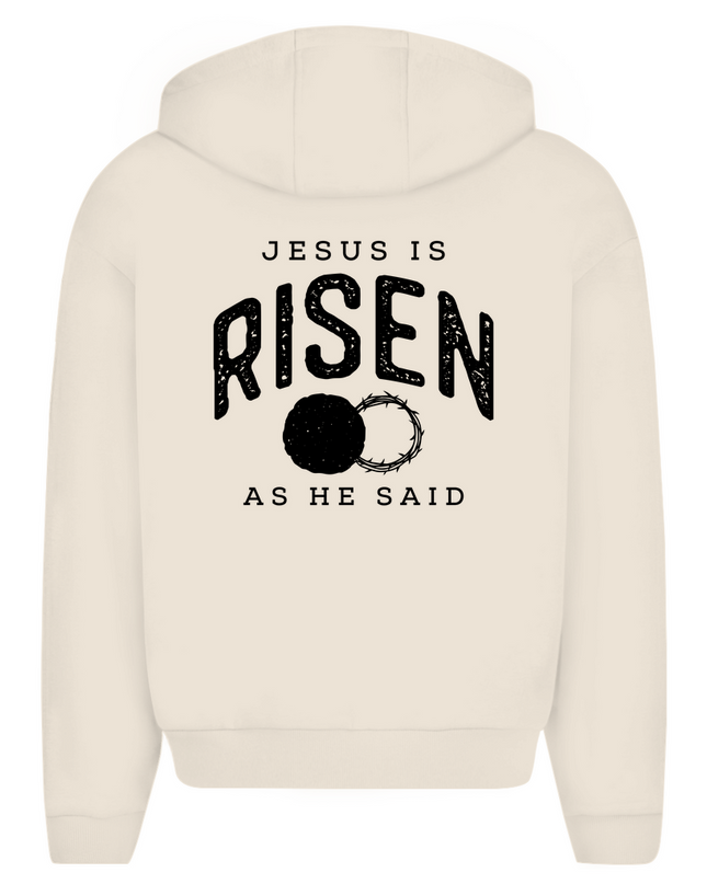 Risen - Unisex Zipper Hoodie Oversize