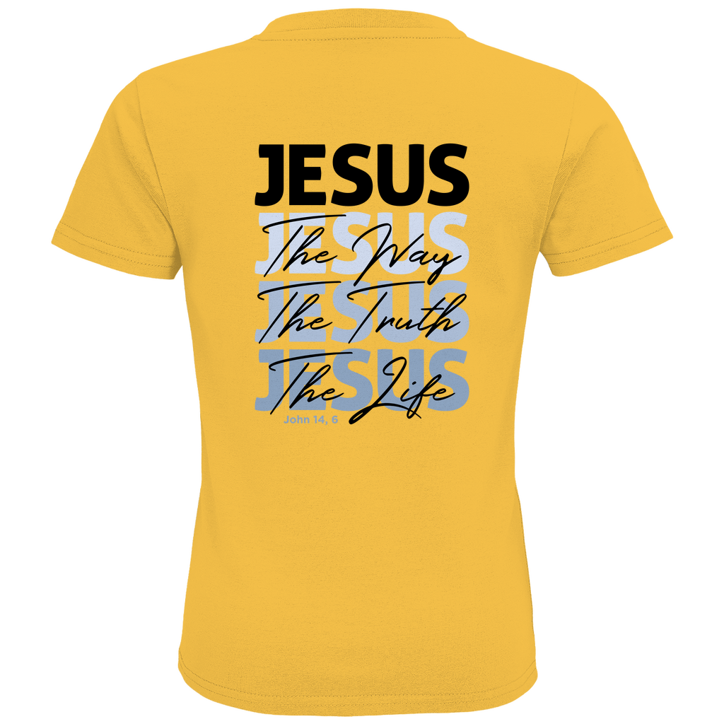 Jesus Way Truth Life - Kids Bio-T-Shirt