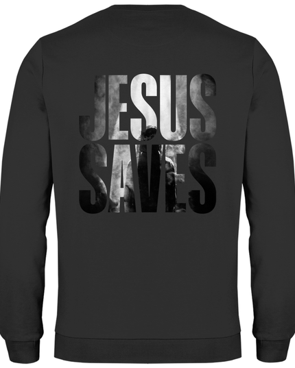 Jesus saves - Herren Sweatshirt
