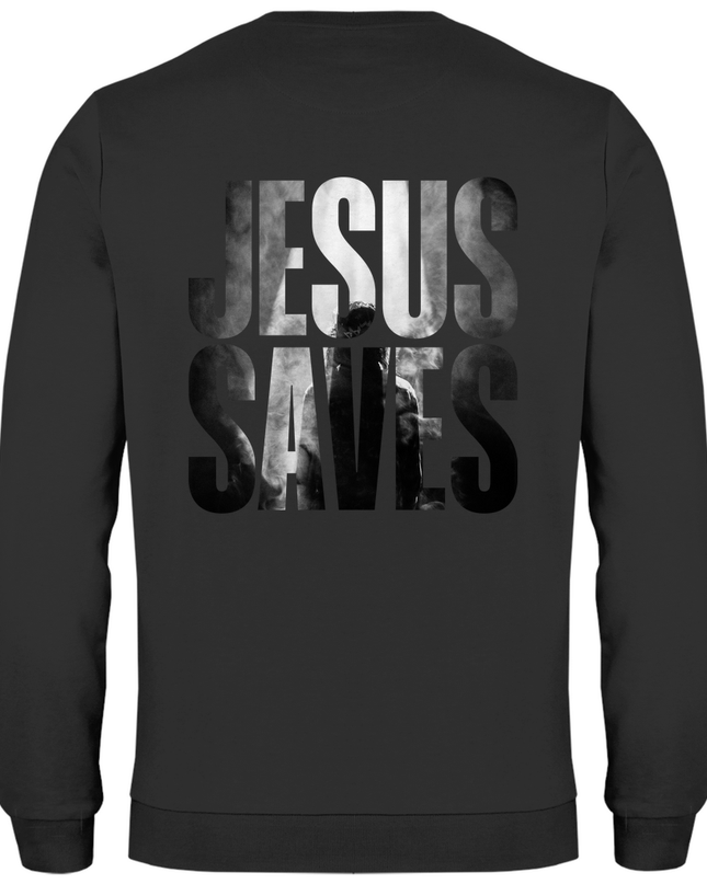 Jesus saves - Herren Sweatshirt