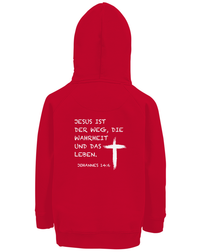Jesus ist der Weg - Kinder Hoodie Bio