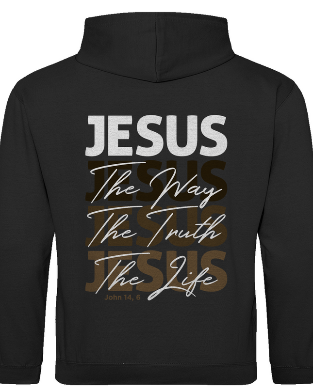 Jesus Way Truth Life - Herren Hoodie