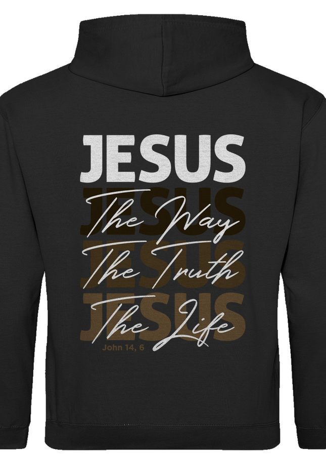 Jesus Way Truth Life - Herren Hoodie