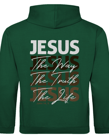 Jesus Way Truth Life - Herren Hoodie