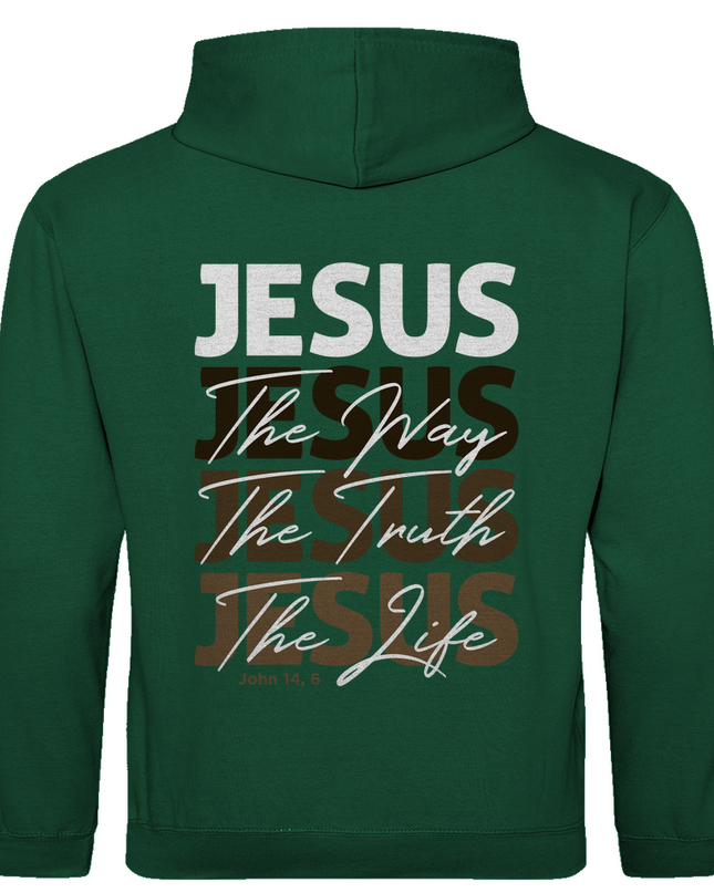 Jesus Way Truth Life - Herren Hoodie