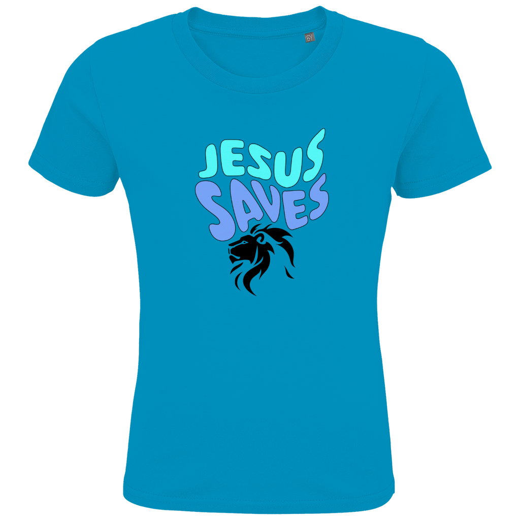 Jesus saves - Kids Bio-T-Shirt