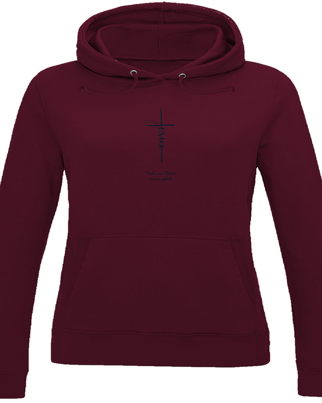 Durch Seine Wunden - Damen Hoodie