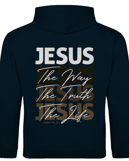 Jesus Way Truth Life - Herren Hoodie
