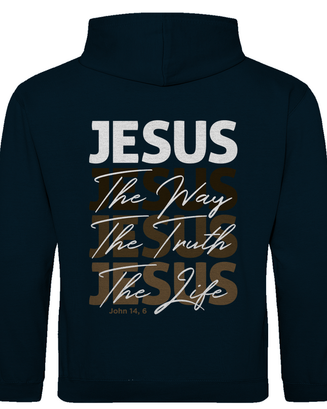 Jesus Way Truth Life - Herren Hoodie