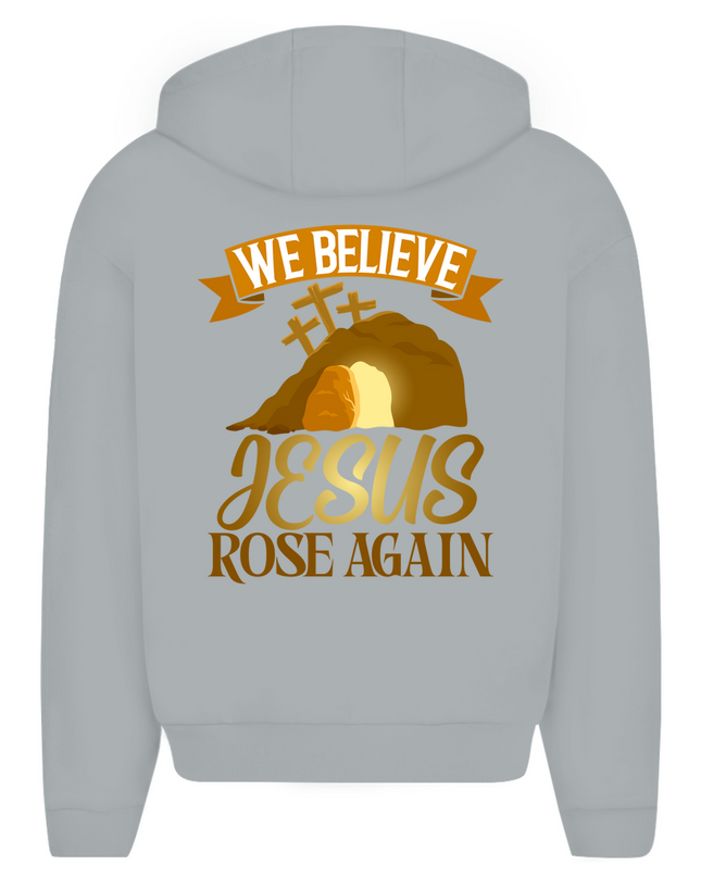 We believe - Unisex Zipper Hoodie Oversize