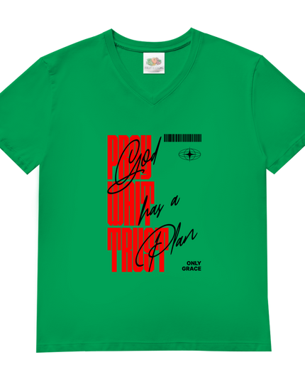 Pray Wait Trust - Herren Shirt V-Neck