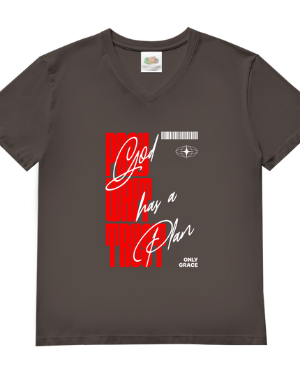 Pray Wait Trust - Herren Shirt V-Neck