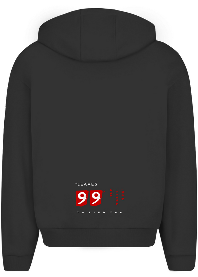 Leaves 99 - Unisex Zipper Hoodie Oversize