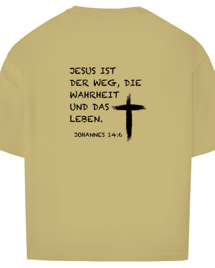 Jesus ist der Weg - Unisex Shirt Oversize