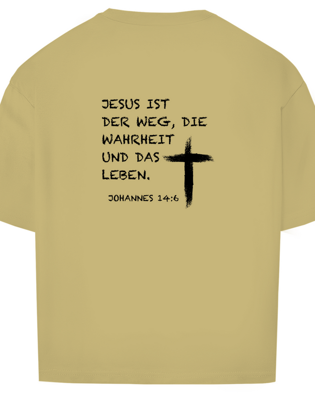 Jesus ist der Weg - Unisex Shirt Oversize