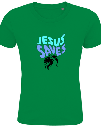 Jesus saves - Kinder Shirt Bio