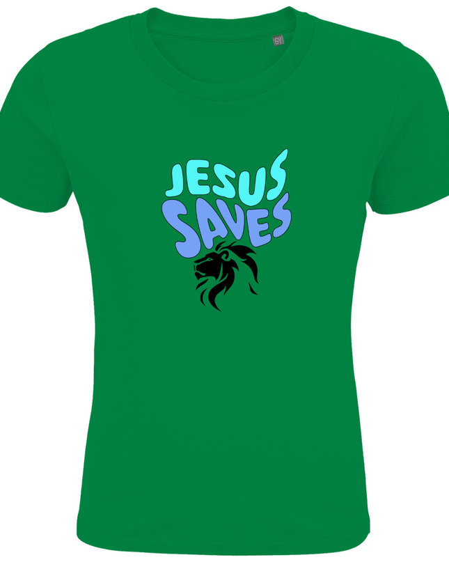 Jesus saves - Kinder Shirt Bio