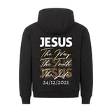 Jesus + Wunschdatum - Premium Hoodie