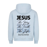 Jesus + Wunschdatum - Premium Hoodie