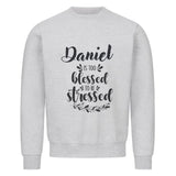 Wunschname + Blessed - Classic Sweatshirt