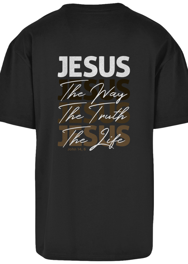 Jesus Way Truth Life - Unisex Shirt Oversize