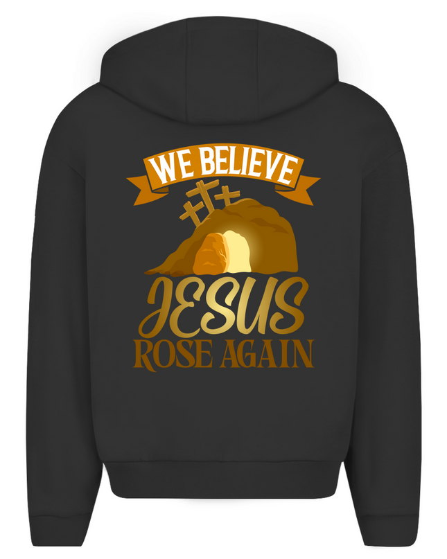 We believe - Unisex Zipper Hoodie Oversize