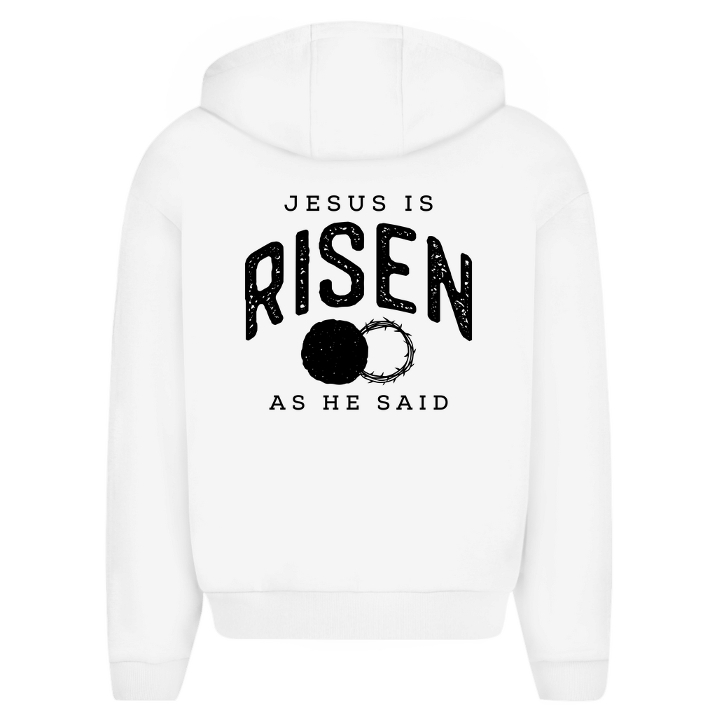 Risen - Unisex Zipper Hoodie Oversize