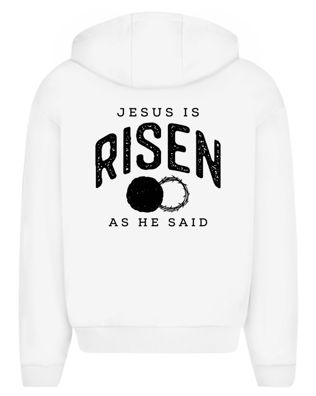 Risen - Unisex Zipper Hoodie Oversize