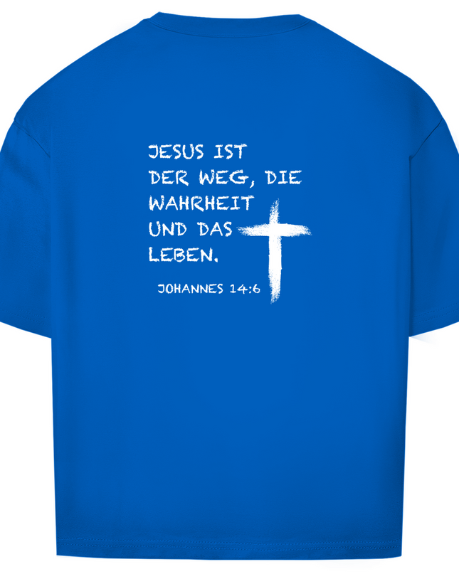 Jesus ist der Weg - Unisex Shirt Oversize