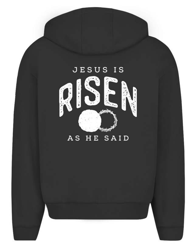 Risen - Unisex Zipper Hoodie Oversize