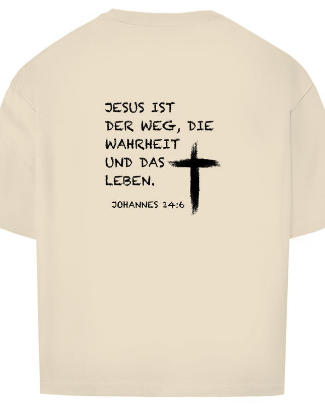 Jesus ist der Weg - Unisex Shirt Oversize