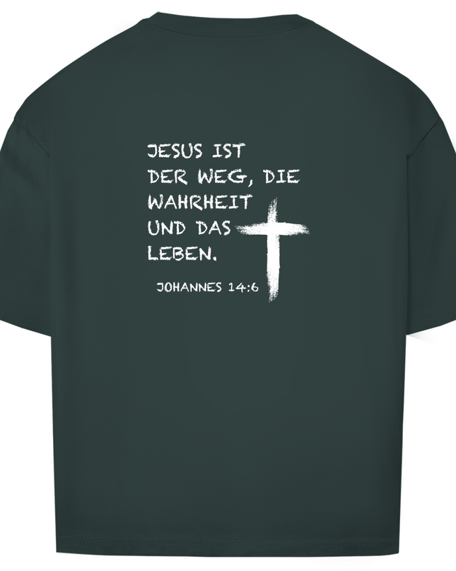 Jesus ist der Weg - Unisex Shirt Oversize