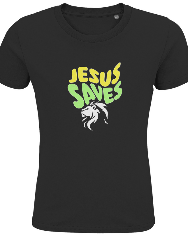 Jesus saves - Kinder Shirt Bio