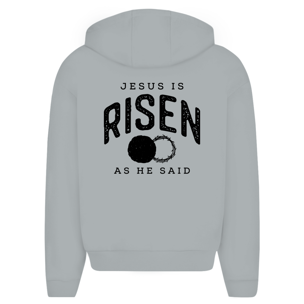 Risen - Unisex Zipper Hoodie Oversize