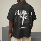 Blessed II (backprint) - Oversize Shirt