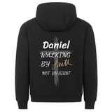 Walking by Faith - Premium Hoodie (Personalisiert)