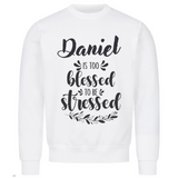 Wunschname + Blessed - Classic Sweatshirt