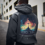 John 3:16 (backprint) - Classic Hoodie