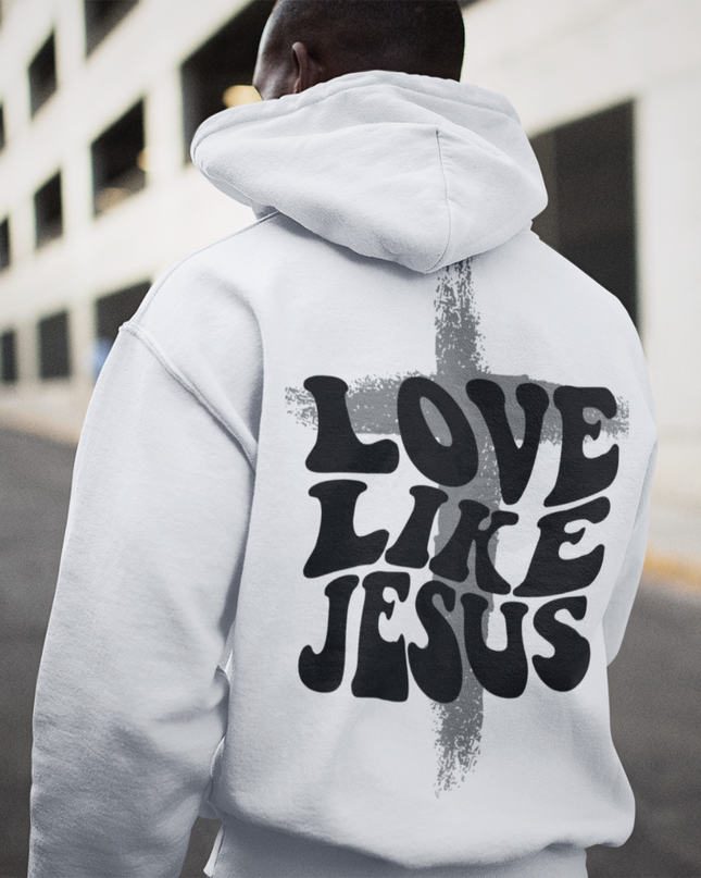 Love Like Jesus (estampado al dorso) - Sudadera premium