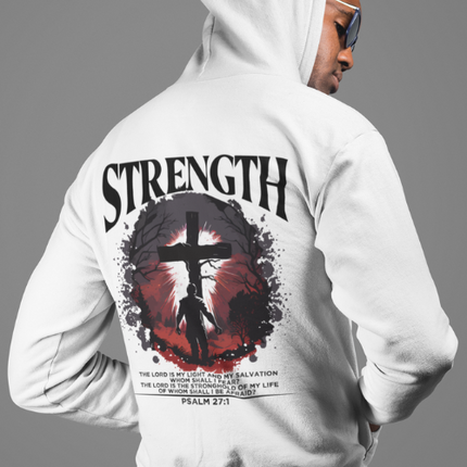 Strength (backprint) - Classic Hoodie 
