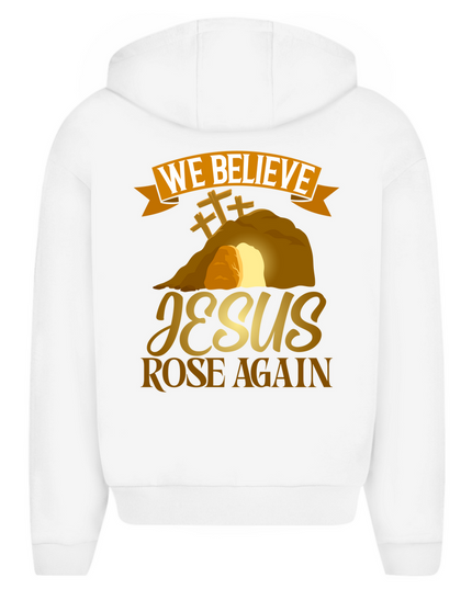 We believe - Unisex Zipper Hoodie Oversize