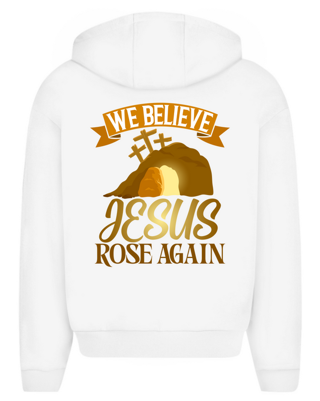 We believe - Unisex Zipper Hoodie Oversize