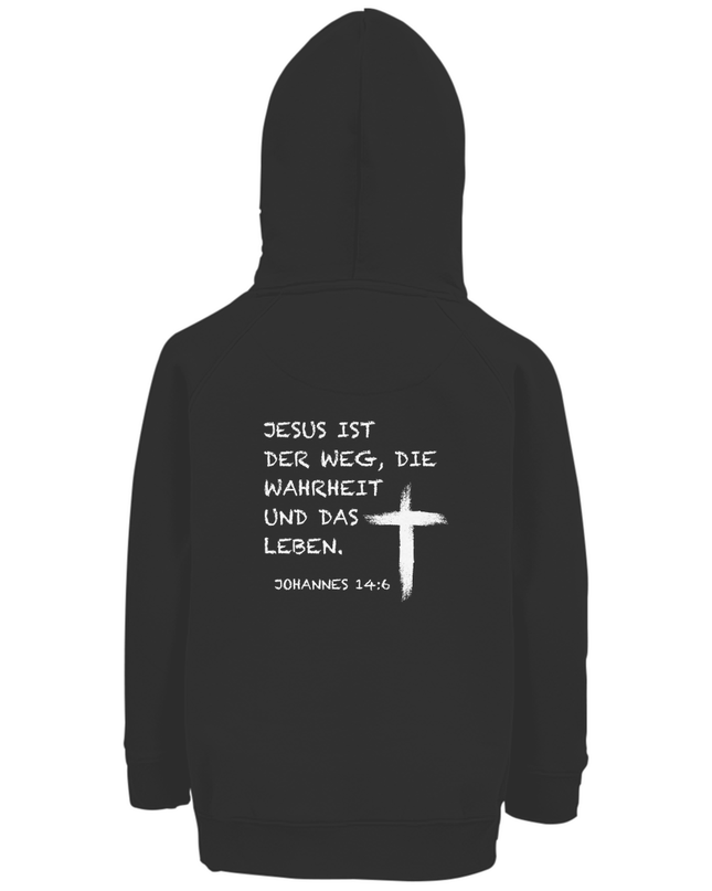 Jesus ist der Weg - Kinder Hoodie Bio